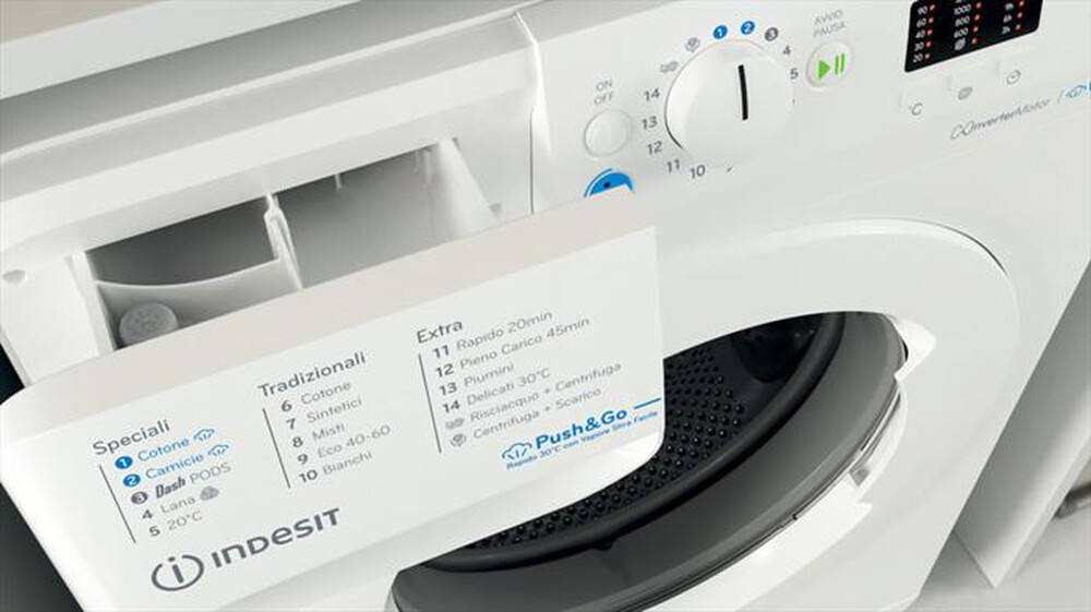 "INDESIT - Lavatrice BWA 101496X WV IT 10 Kg Classe A-White"