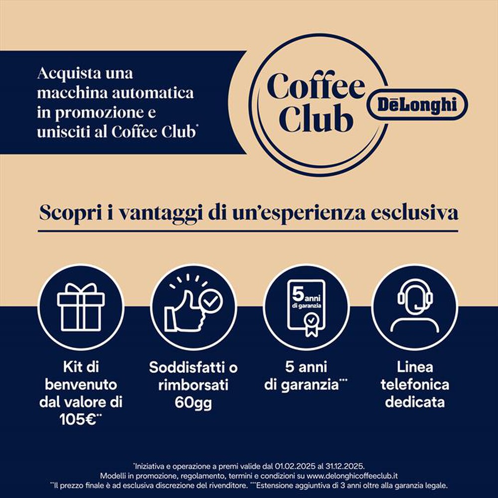 Immagine del prodotto DE LONGHI - Macchina da caffé Rivelia EXAM440.35.B-Nero (onyx black)