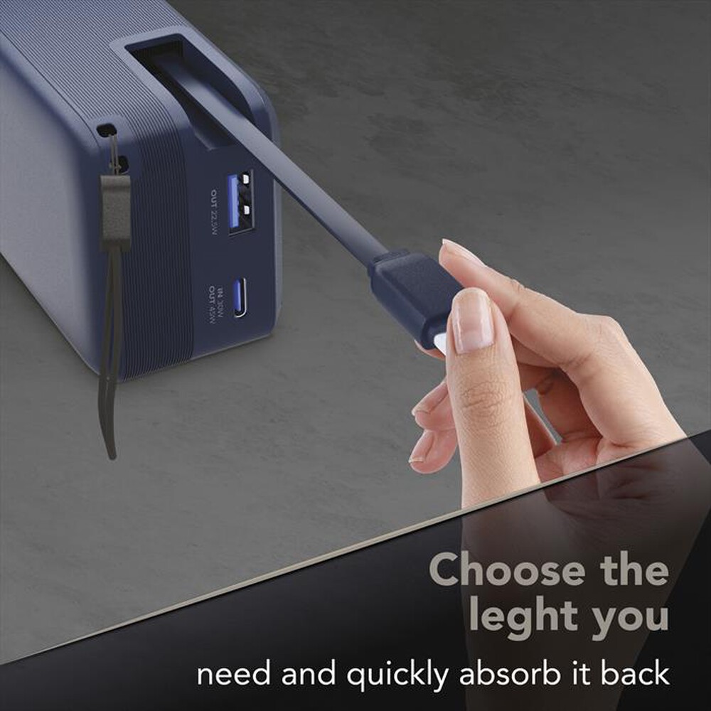 Immagine del prodotto CELLULARLINE - POWER BANK ROLLER 10000-Blu