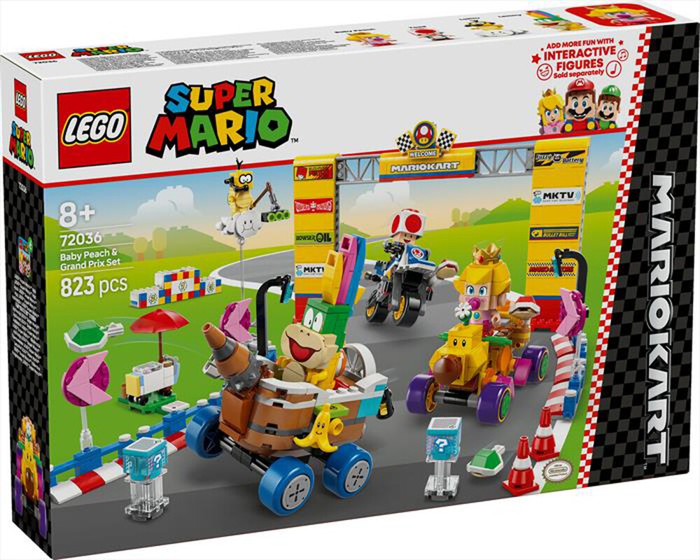 Immagine del prodotto LEGO - SUPER MARIO MarioKart Baby Peach Gran Premio 72036