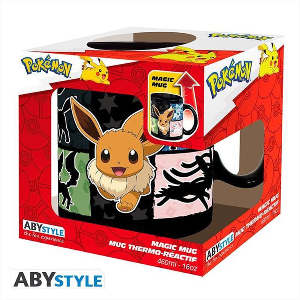 "ABYSSE - POKEMON - MUG TERMOSENSIBILE- 460 ML - EEVEE-Multicolore"