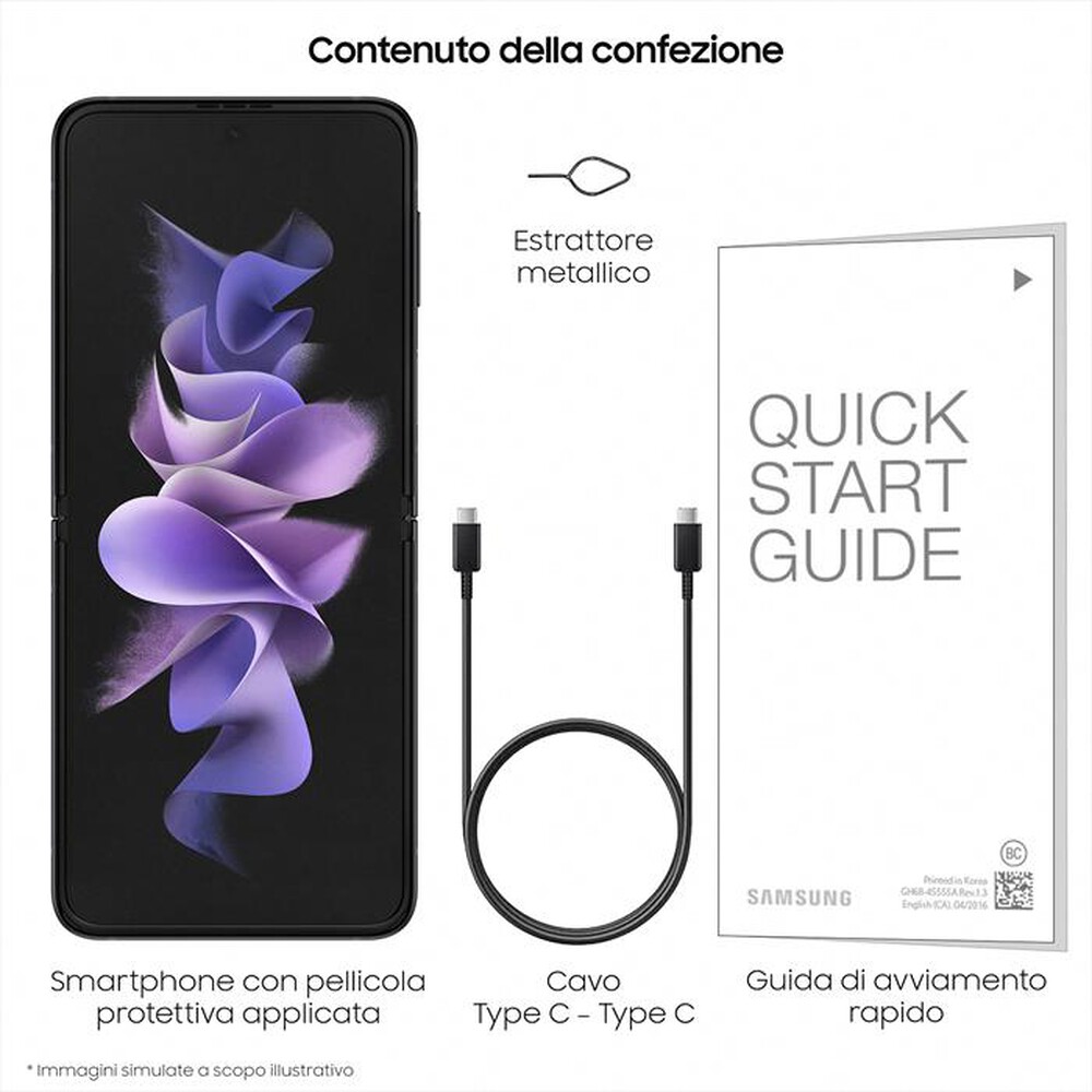 "SAMSUNG - GALAXY Z FLIP3 5G 256 GB-Phantom Black"