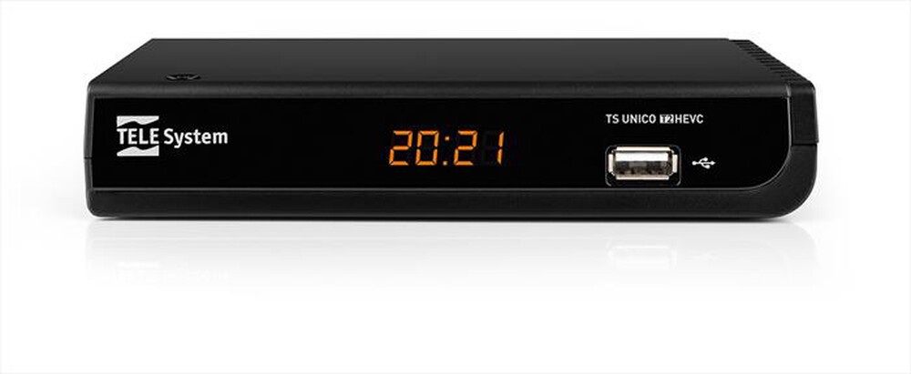 Immagine del prodotto TELESYSTEM - UNICO T2 HEVC 10 BIT-Black