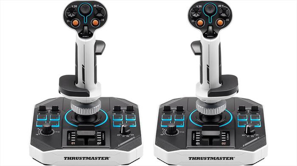 Immagine del prodotto THRUSTMASTER - SIMULATORE DI VOLO SOL-R 2 HOSAS SPACE SIM DUO-Bianco / Nero