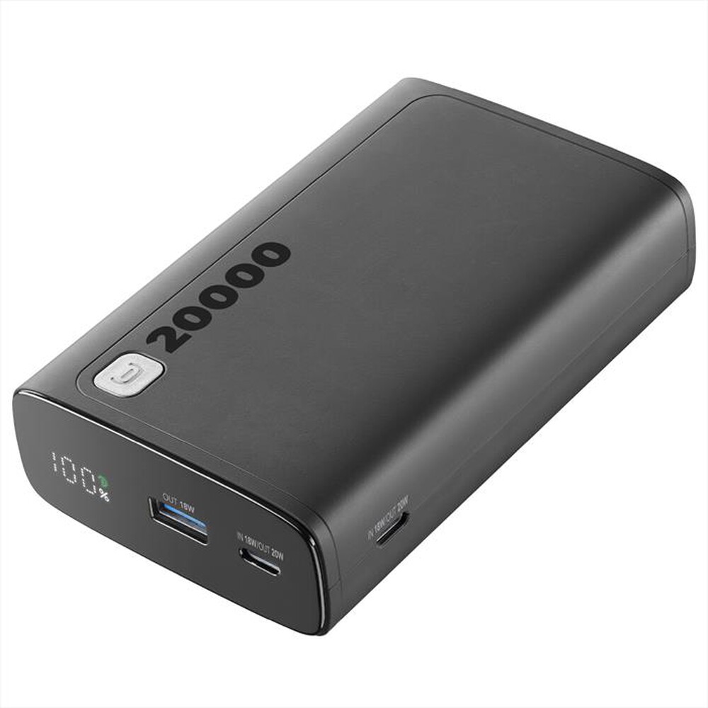 Immagine del prodotto CELLULARLINE - Caricabatterie Portatile PBDISPL01PD20000K-Nero