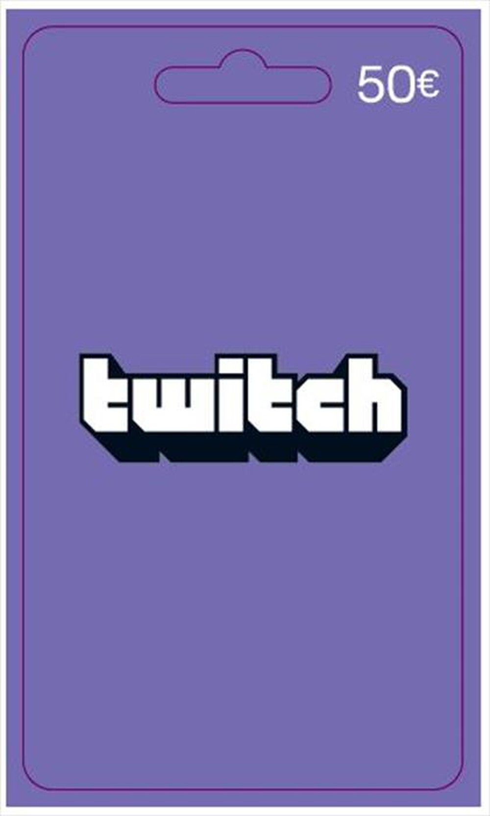 "TWITCH - Digital Code 50€"
