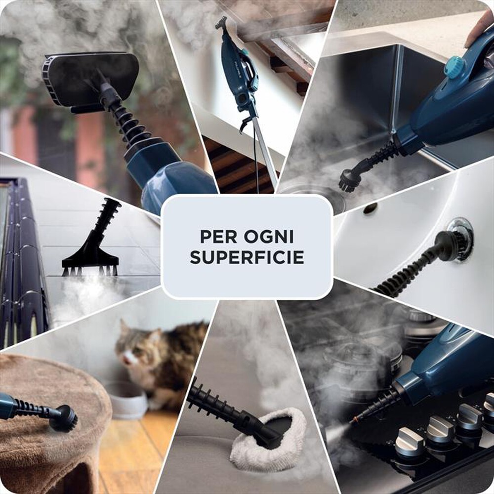 Immagine del prodotto ARIETE - Scopa a vapore 4175 STEAM MOP FOLDABLE 10IN1-Blu