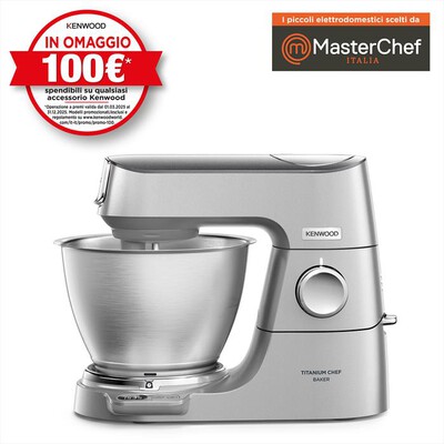KENWOOD. - Kitchen machine TITANIUM CHEF BAKER KVC65.001SI-SILVER