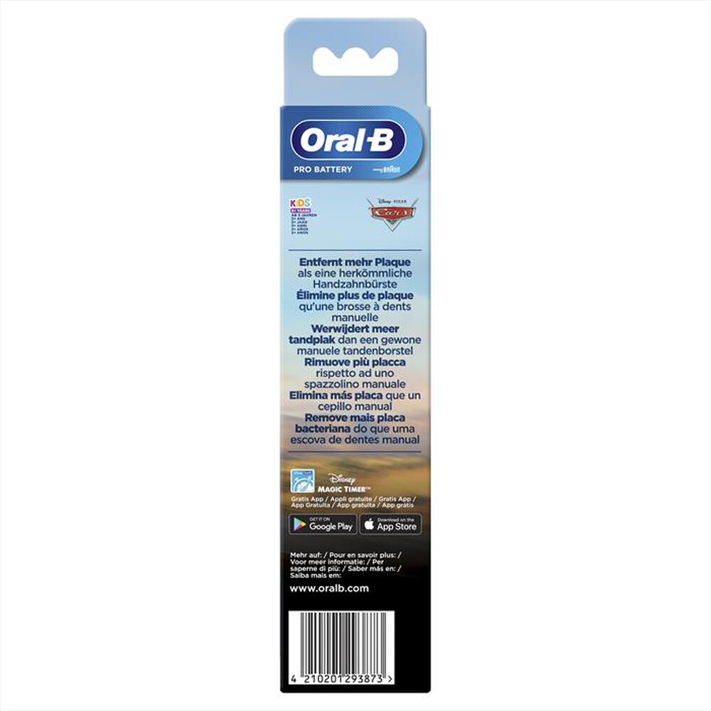 "ORAL-B - STAGES POWER DISNEY-Personaggi Disney Cars"