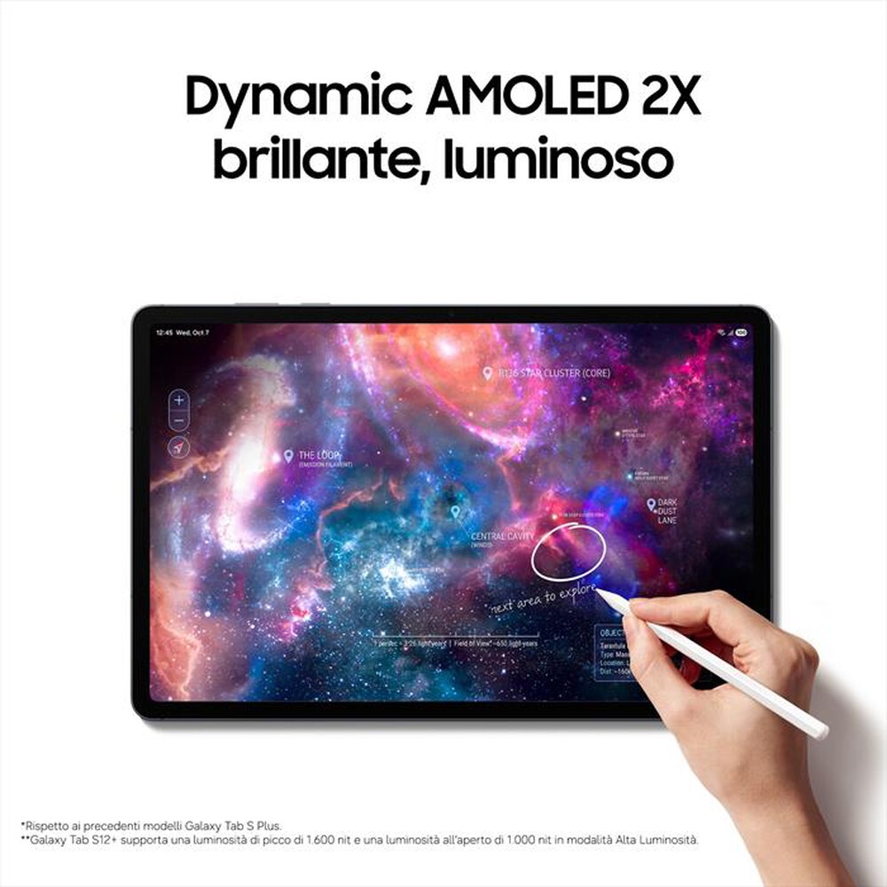 Immagine del prodotto SAMSUNG - GALAXY TAB S12+ 256GB WI-FI-Gray