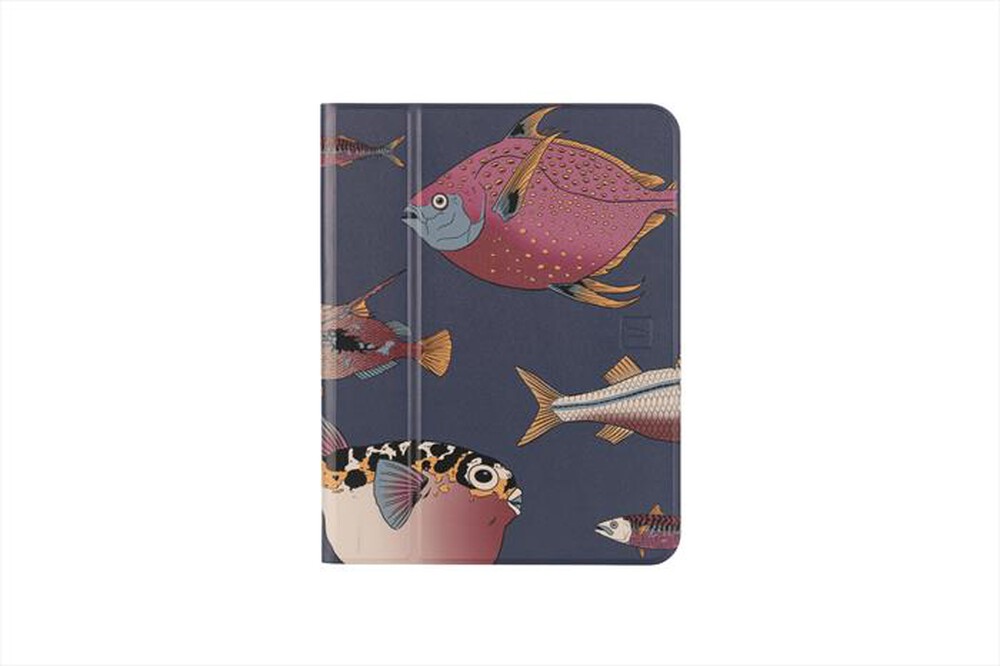 "TUCANO - Cover iPad A16 25/iPad 10ª gen 10,9\" 22 UP SCHIZZO-BLU"