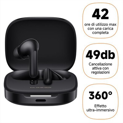 XIAOMI - Auricolare bluetooth REDMI BUDS 6-Night Black