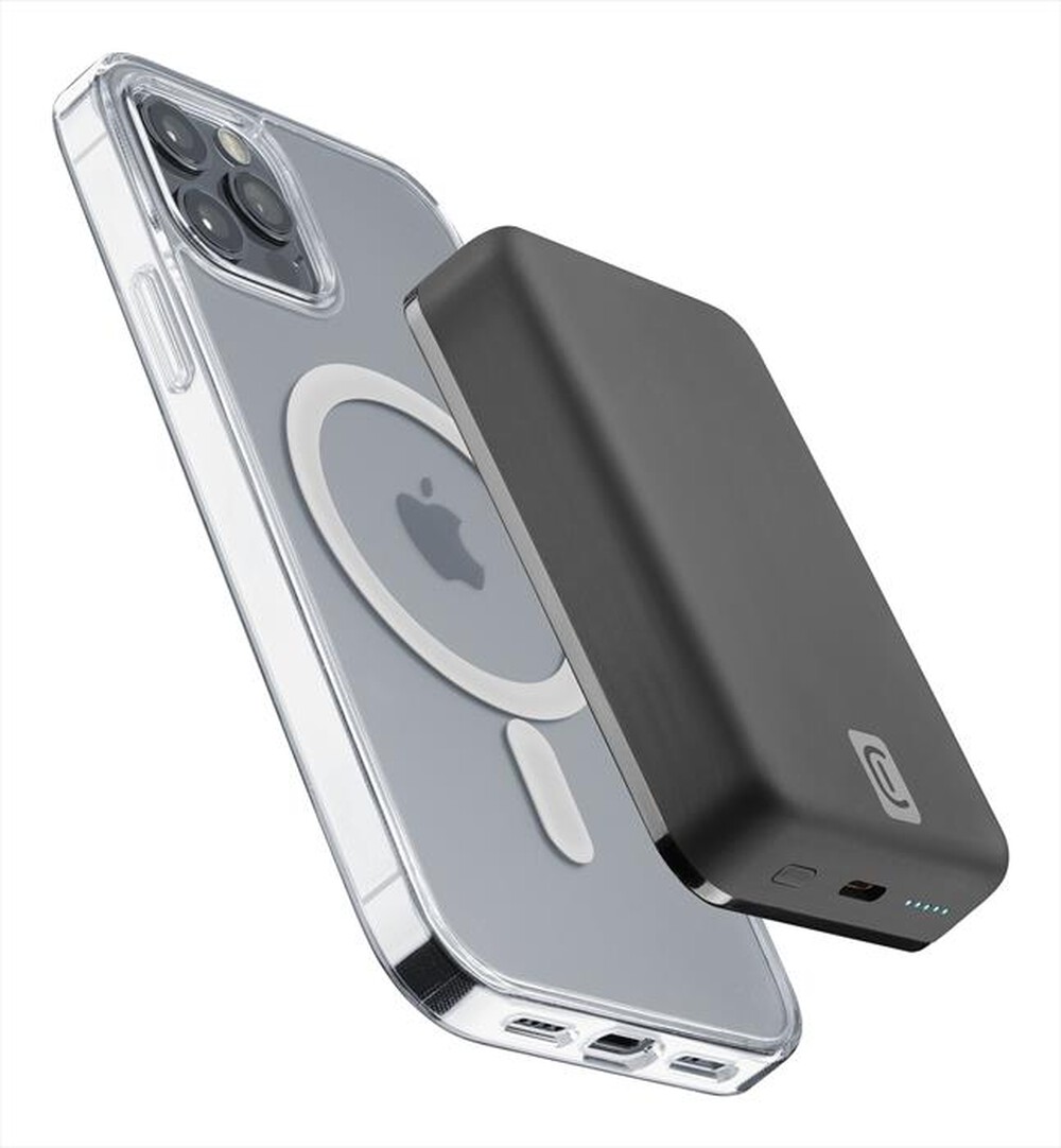 "CELLULARLINE - Powerbank PBMAGSF10000WIRK-Nero"