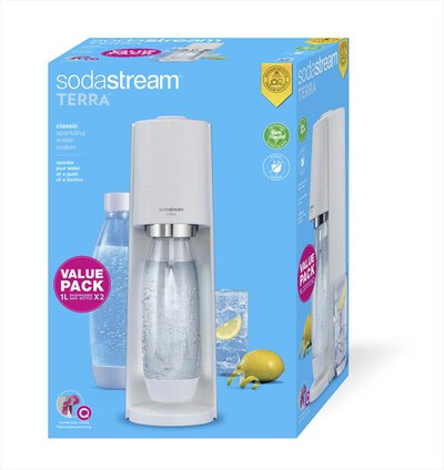 SODASTREAM - TERRA WHITE VALUE PACK 2-BIANCO