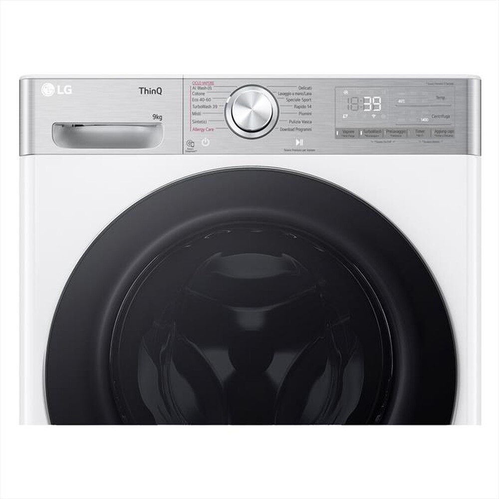"LG - Lavatrice AI DD R9 F4R9009TPWC 9kg Classe A-Bianca"
