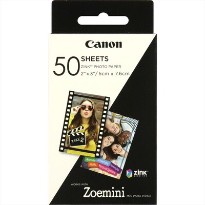 CANON - CARTA ZINK ZP-2030 50 FOGLI EXP HB-White