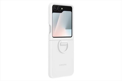SAMSUNG - Cover SILICONE RING CASE per Galaxy Z Flip6-White