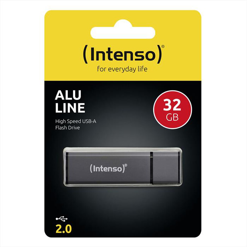 "INTENSO - USB DRIVE 2.0 ALU LINE-ANTRACITE"