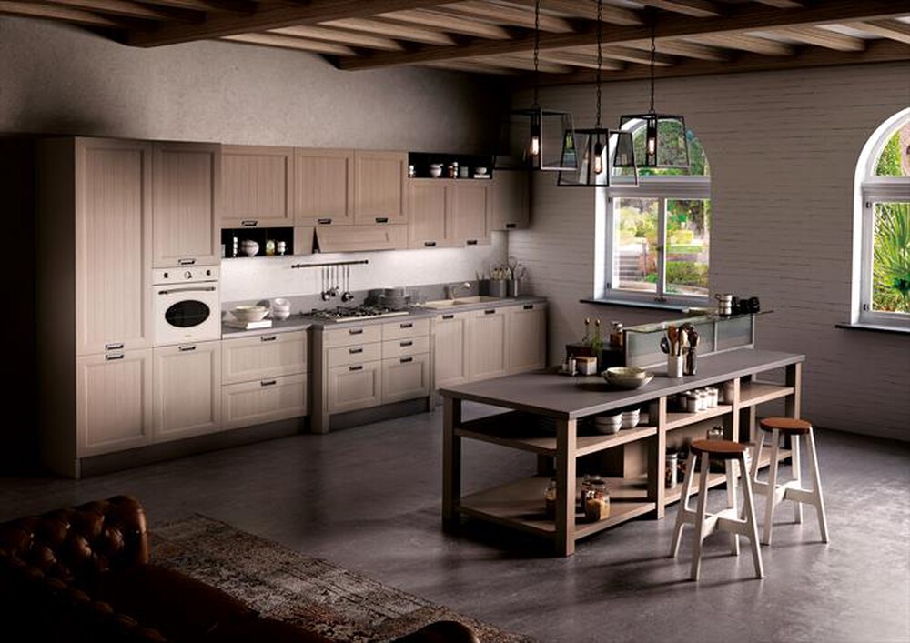"GLEM GAS - Lavello lneare LS286S 2 vasche-SABBIA"