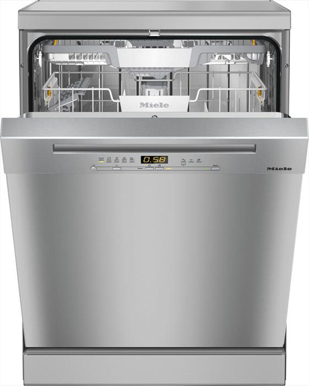 "MIELE - Lavastoviglie G 5210 SC CLST Classe C 14 coperti-Acciaio Clean Steel"