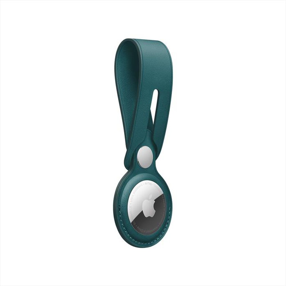 "APPLE - Laccetto AirTag in pelle-Verde foresta"