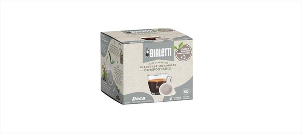 "BIALETTI - BOX CIALDE DECAFF. 50 PZ-verde"