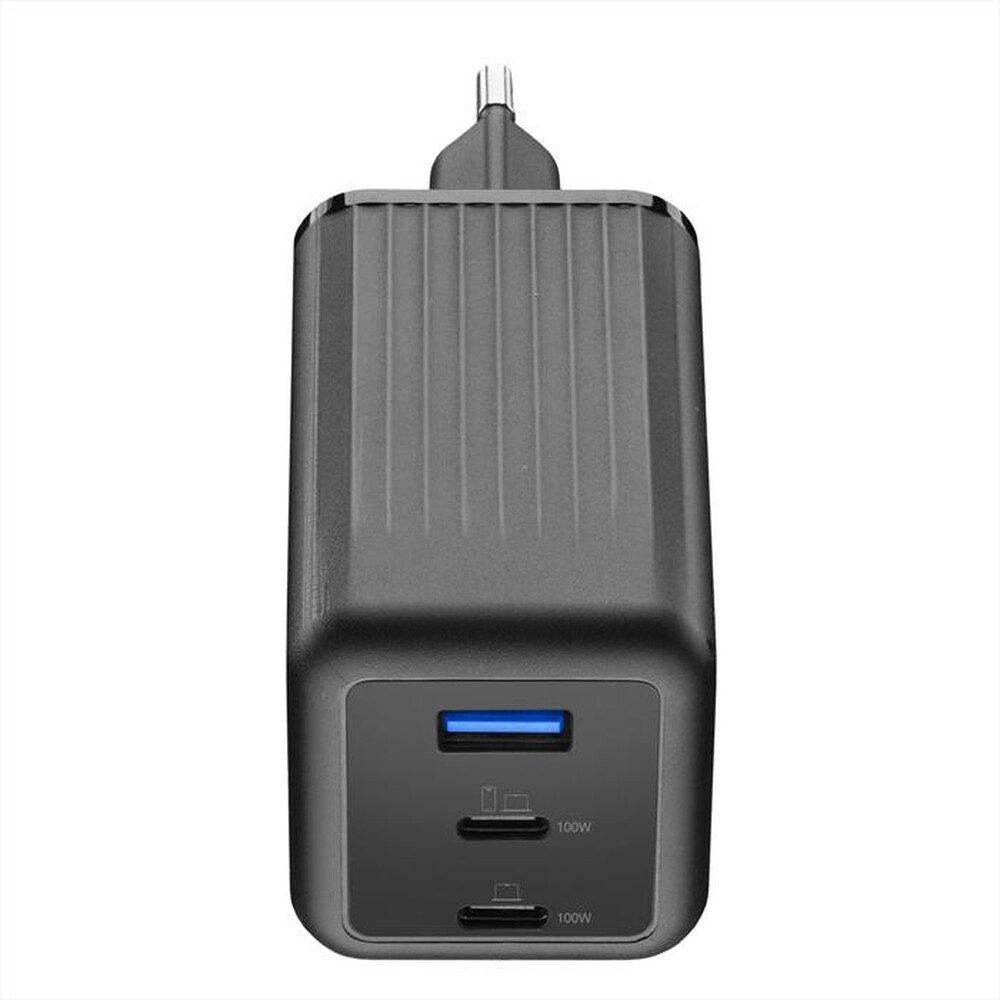Immagine del prodotto CELLULARLINE - Caricabatterie da rete ACH GAN+ 3 PORTE 100W-Nero