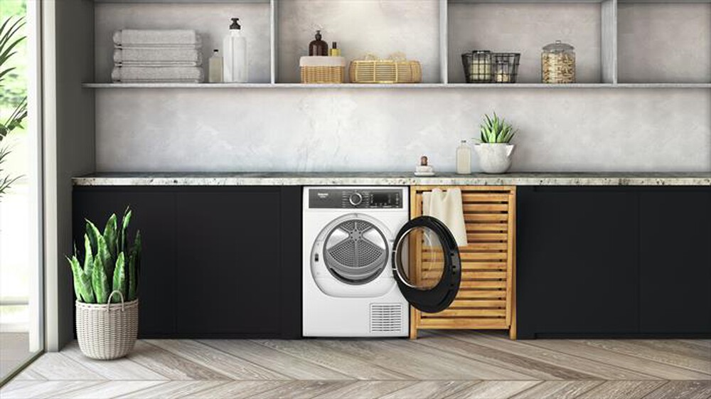 "HOTPOINT ARISTON - Asciugatrice GENTLE POWER H8 D94WB IT 9 Kg A+++-Bianco"