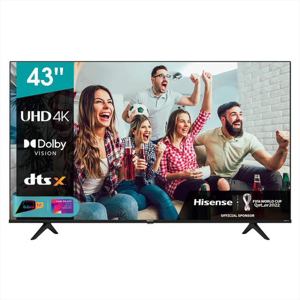 Immagine del prodotto HISENSE - Smart Tv UHD 4K Dolby Vision 43" 43A6DG-Black