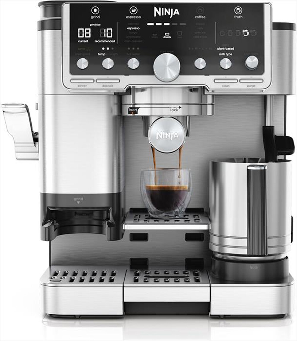 NINJA - MACCHINA PER ESPRESSO NINJA LUXE PRO-Argento