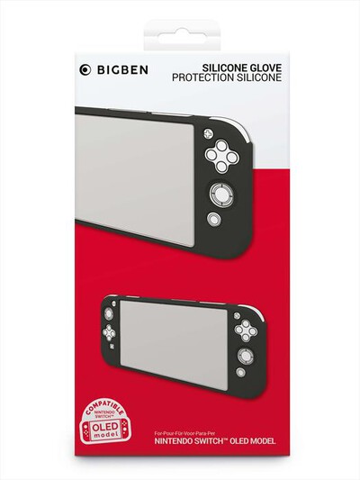 BIG BEN - COVER SILICONE SWITCH OLED-Nero