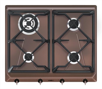 SMEG - Piano cottura a gas SRV864RAGH 4 fuochi 59,5cm-Rame