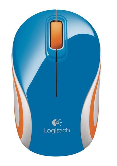 LOGITECH - Wireless Mini Mouse M187-Blu