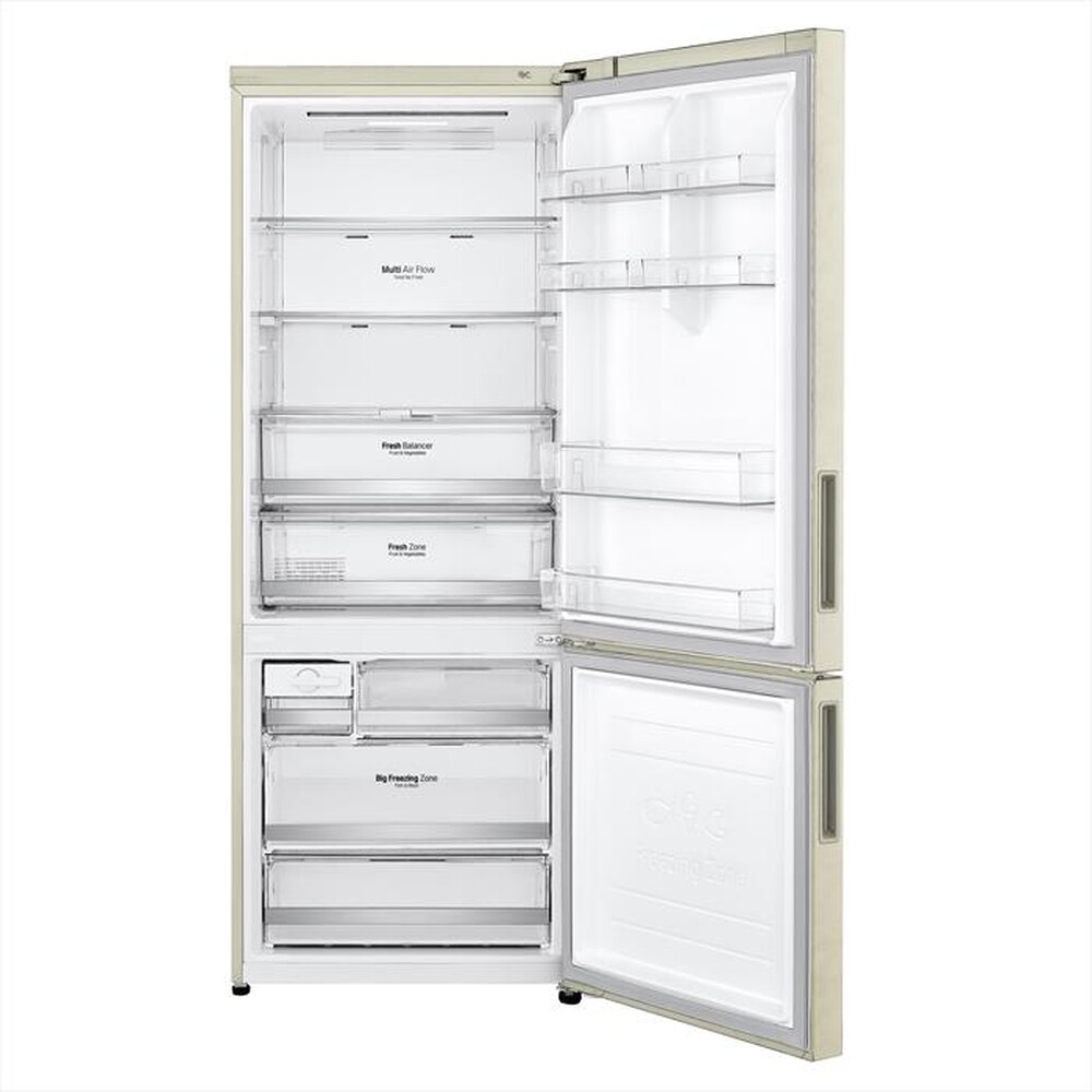 "LG - Frigorifero combinato GBB567SECMN Classe E 500lt-Sabbia"