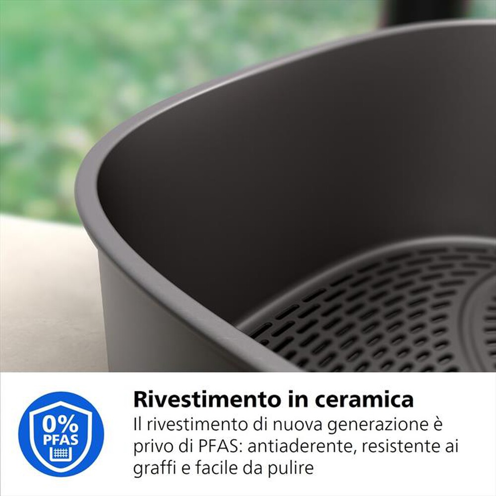 Immagine del prodotto PHILIPS - AIRFRYER SERIE 5000, 7.2L COTTURA VAPORE NA543/00-Nero/Champagne