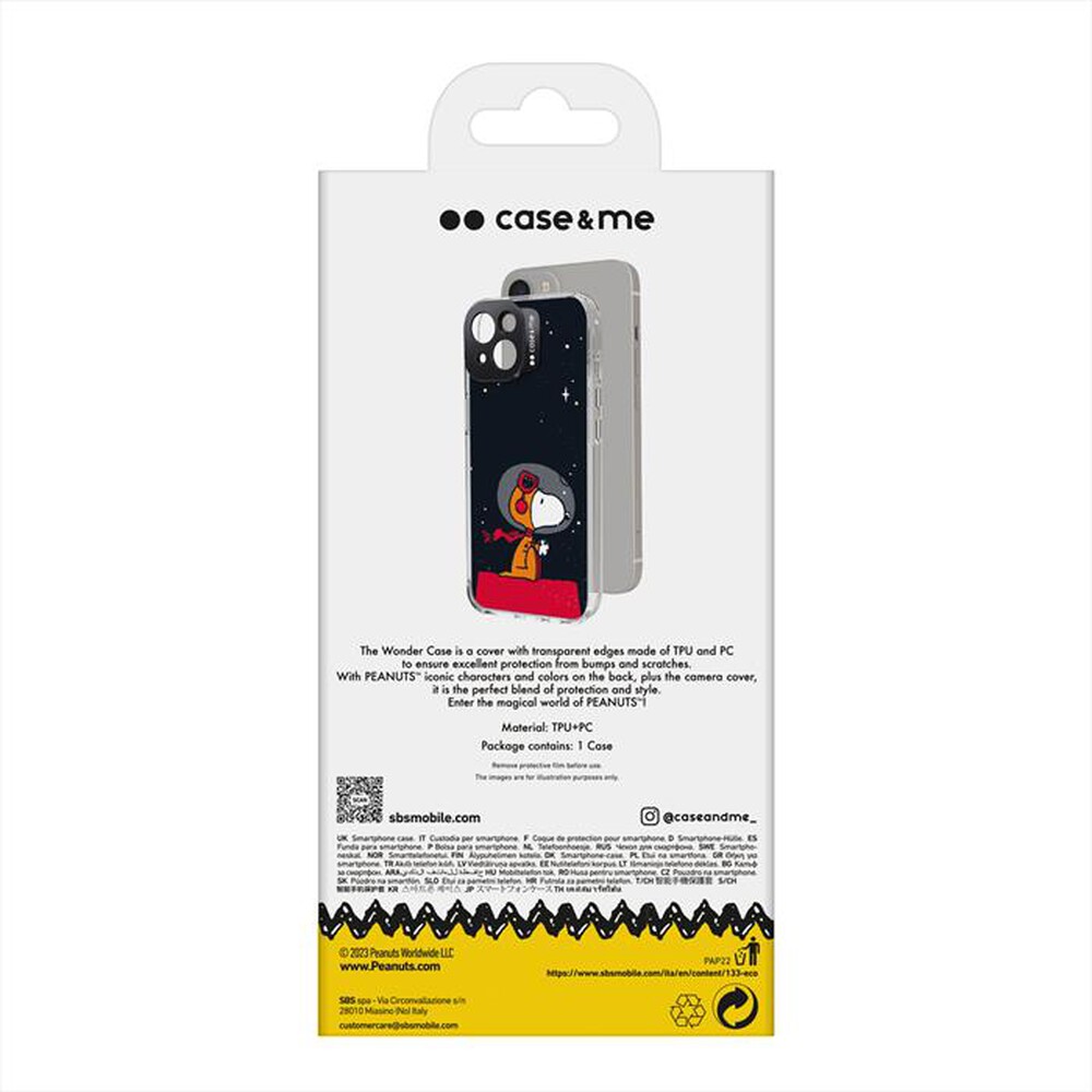 "CASEME - Cover CMPNUTSCOVCIP13612 per iPhone 13-Space Traveller"