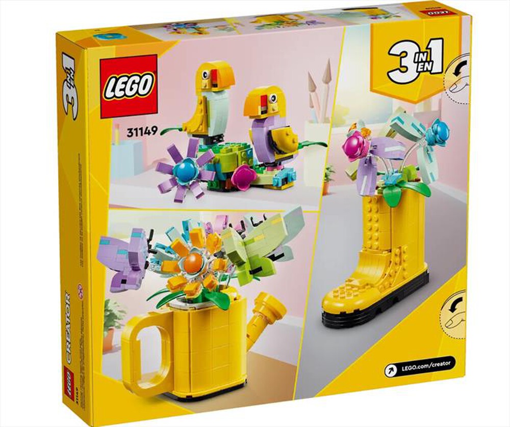 "LEGO - CREATOR Innaffiatoio con fiori - 31149-Multicolore"