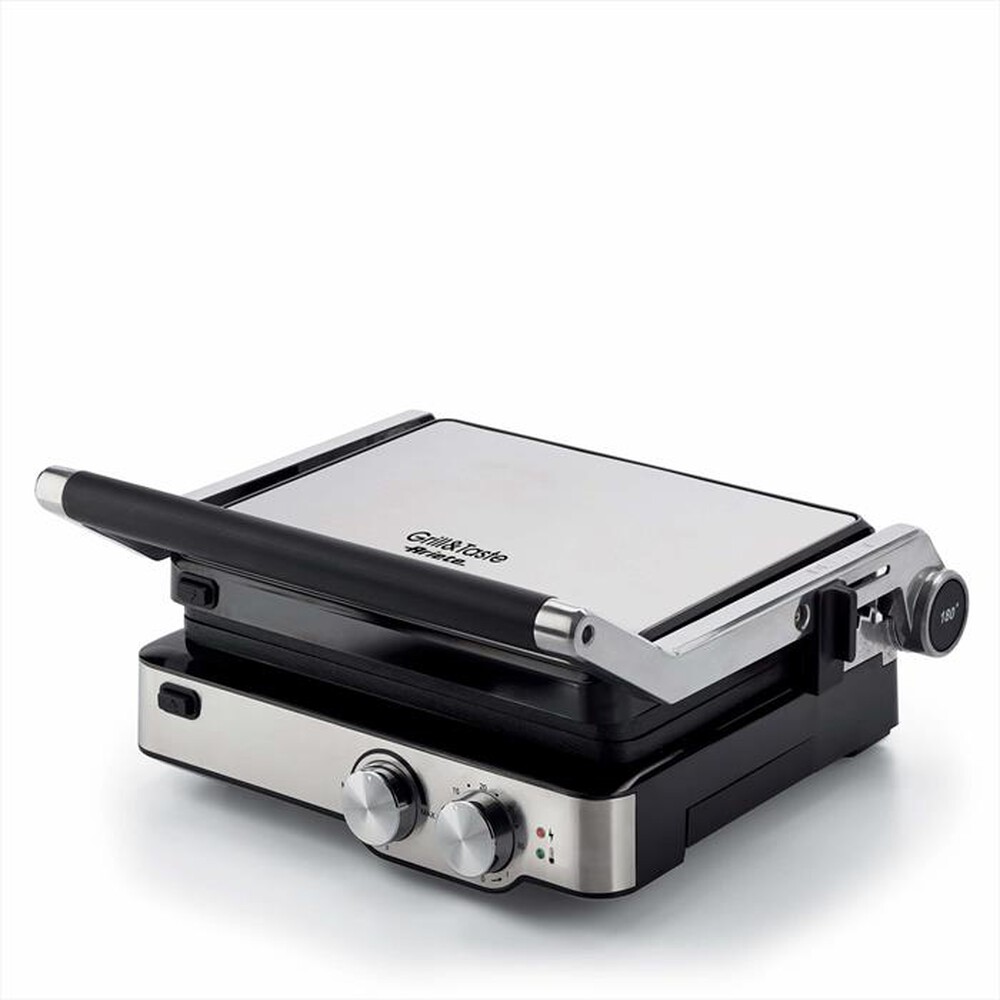 ARIETE - Griglia elettrica GRILL & TASTE 1918-nero, acciaio inossidabile