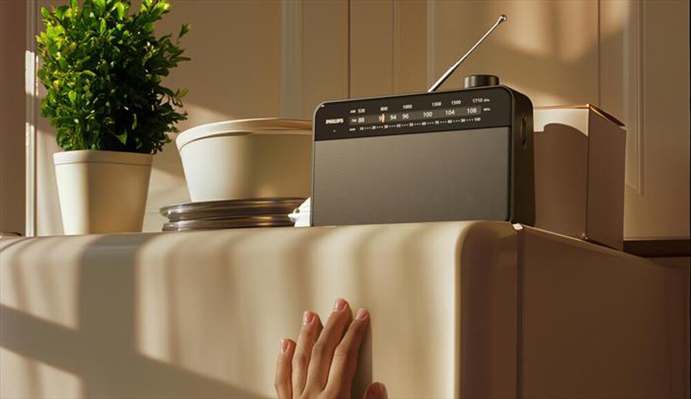 "PHILIPS - Portable FM/MW radio TAR2509/10-Black"