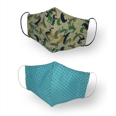 KANGURU - KANGURU GREEN MASK 2PCS SET BABY BOY E - 