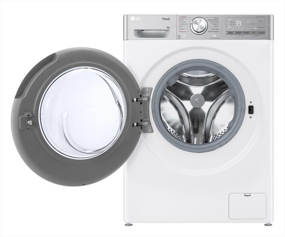 "LG - Lavatrice AI DD R9 F4R9009TPWC 9kg Classe A-Bianca"