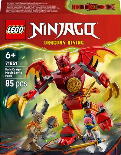 LEGO - NINJAGO Battle Pack Mech Drago di Kai - 71851