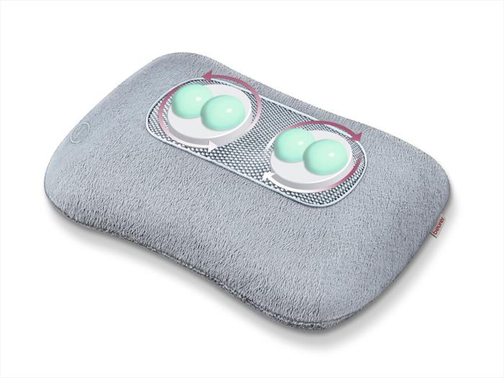 "BEURER - Cuscino massaggiante SHIATSU MG 145-Verde, Grigio"