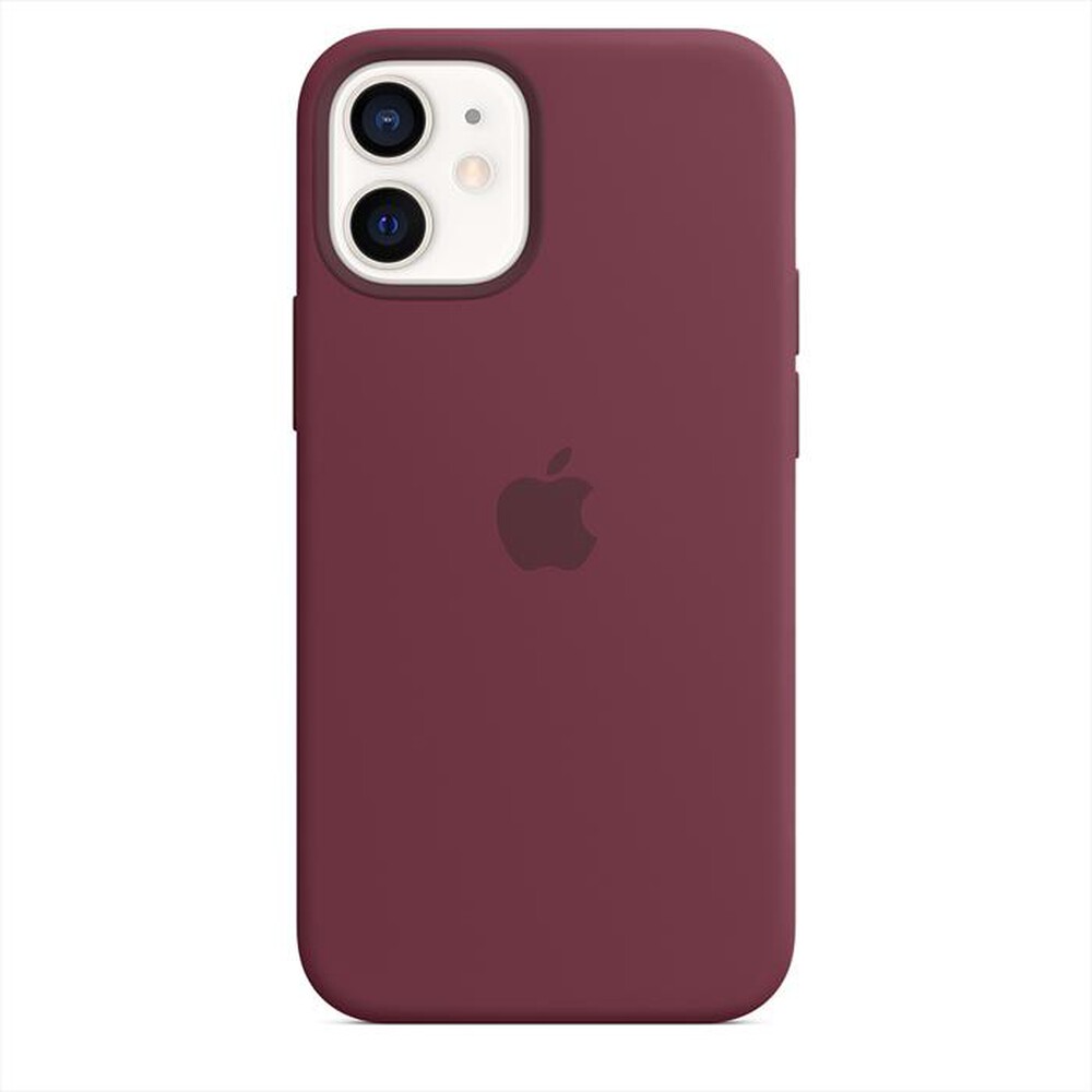 "APPLE - Custodia MagSafe in silicone per iPhone 12 Mini-Prugna"