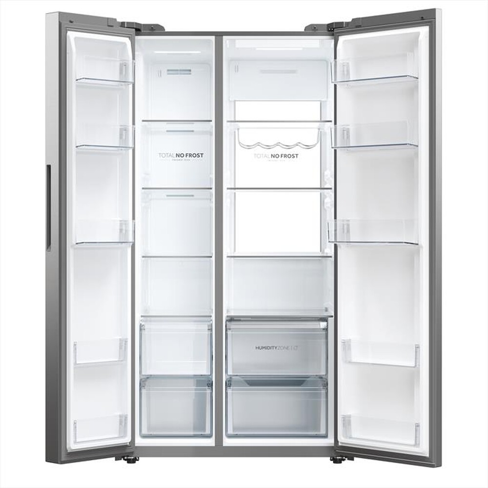 Immagine del prodotto HAIER - Frigorifero side by side HSW79F18ANMM Classe A-Platino, Acciaio inox