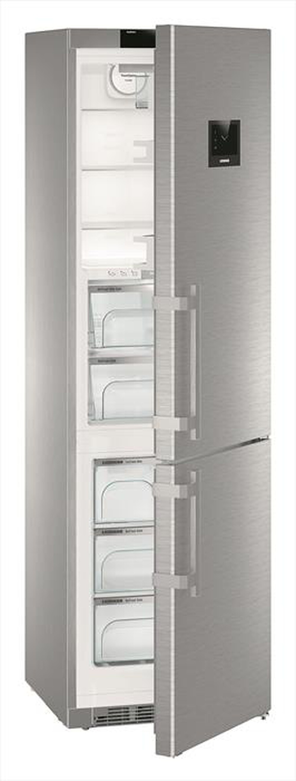 "LIEBHERR - Frigorifero combinato CBNES 4898-21 Classe C 393lt-acciaio"