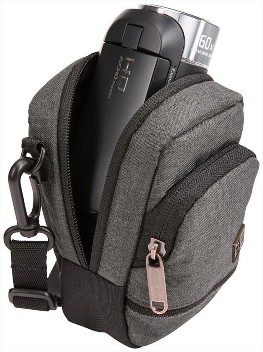 "CASE LOGIC - BORSA TRACOLLA ERA COMPATTE-Grigio"