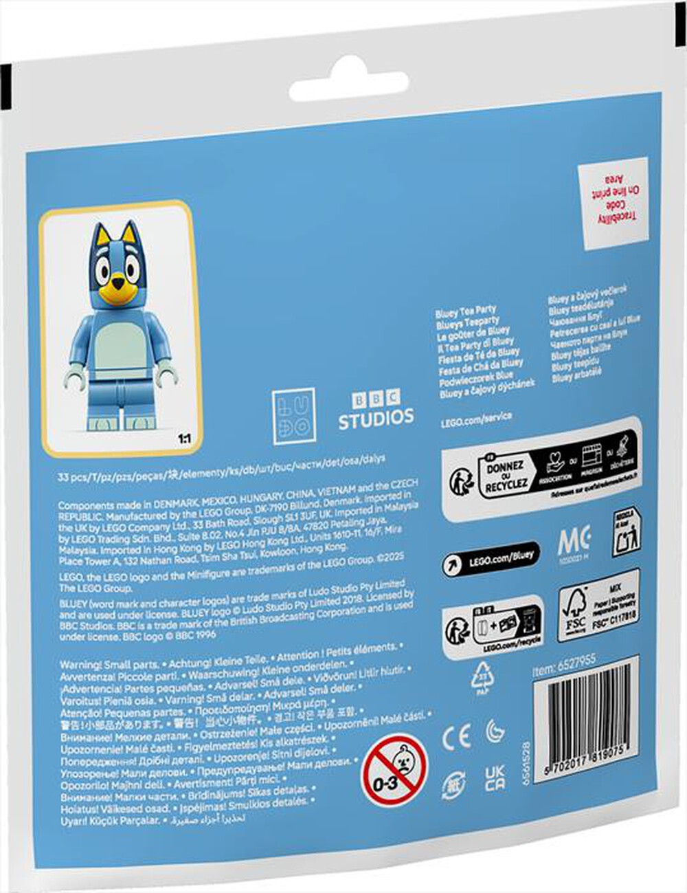 Immagine del prodotto LEGO - RECRUITMENT BAGS Il Tea Party di BLUEY 30687