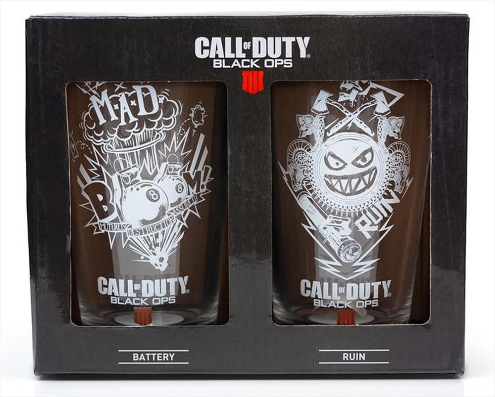 "EXQUISITE GAMING - COD BO4 GLASS GIFT SET"