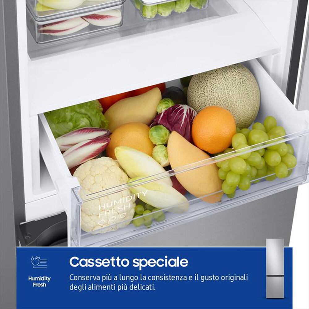 "SAMSUNG - Frigorifero combinato RB38C600DSA/EF ClasseD 390lt-SILVER INOX"